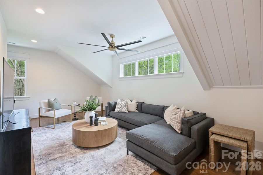 Furnished interior view inside a new home in , Charlotte (Image 37).