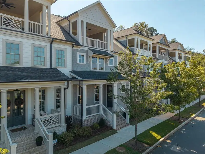 Exterior details and patio area of a home in , Ball Ground (Image 4).