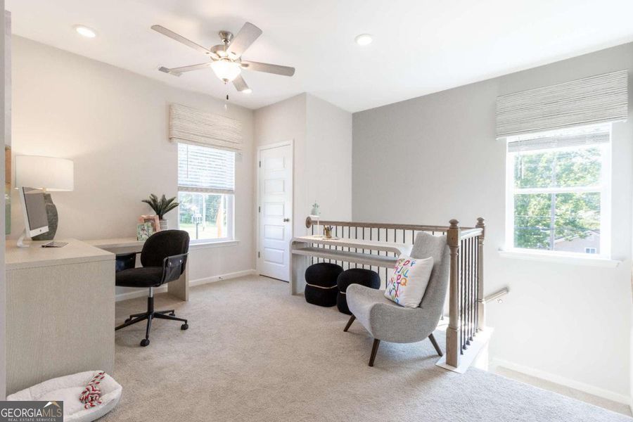 Furnished interior view inside a new home in Bryson Farms, Byron (Image 16).