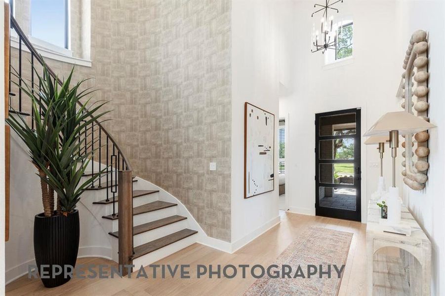 Furnished interior view inside a new home in Myrtle Creek, Waxahachie (Image 31).
