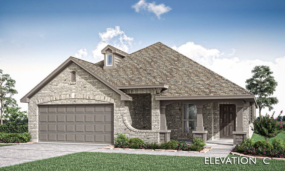 Elevation C. Little Elm, TX New Home