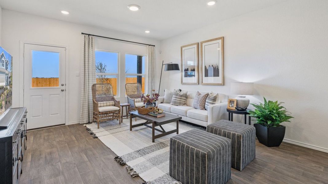 Furnished interior view inside a new home in The Reserve at Spiritas Ranch, Little Elm (Image 7).