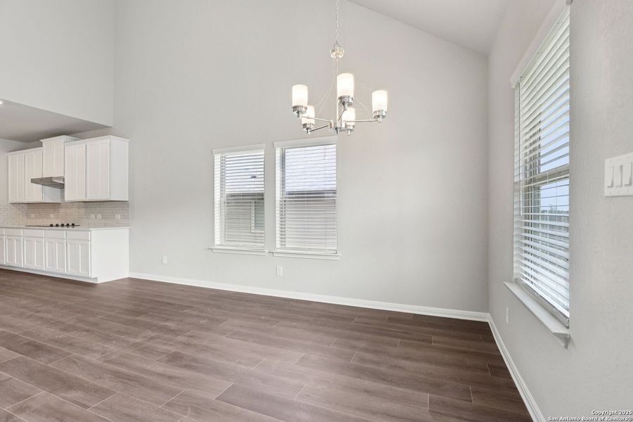 Spacious, unfurnished interior of a new home in Legendary Trails - Classic Series, Cibolo (Image 42). Spacious, unfurnished interior of a new home in Legendary Trails - Classic Series, Cibolo (Image 42).