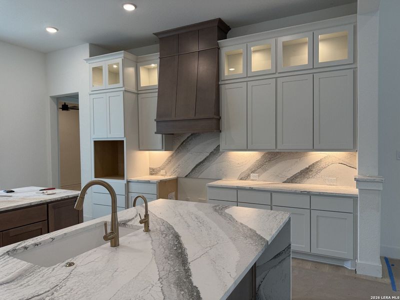 Furnished interior view inside a new home in Caliza Reserve, Boerne (Image 7).