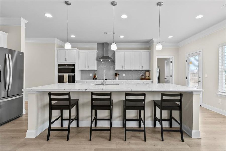 Furnished interior view inside a new home in Laurel Cove, Hoschton (Image 18).