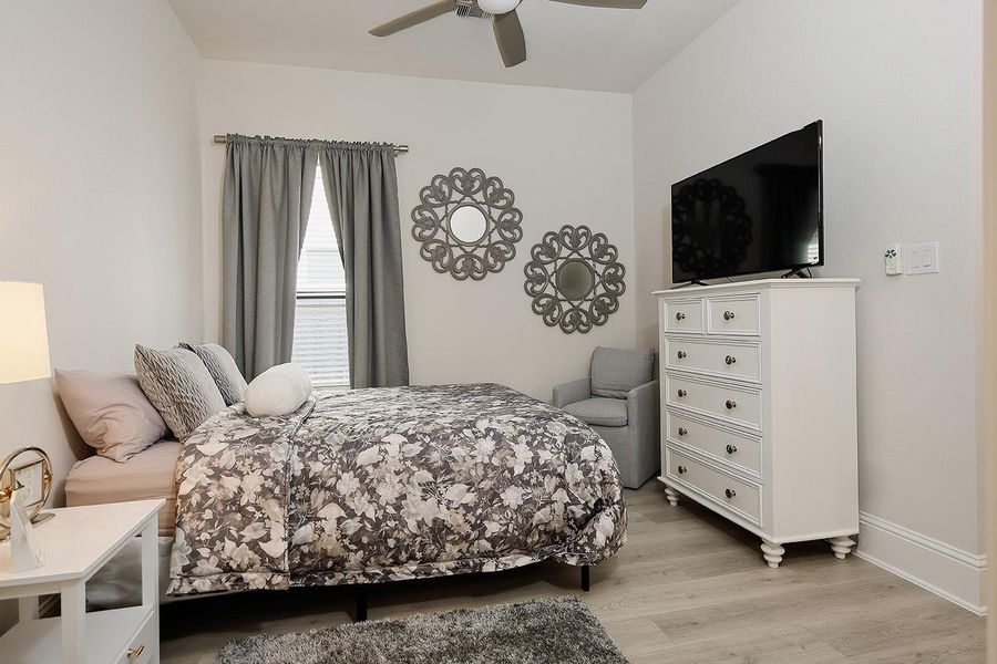 Furnished interior view inside a new home in The Highlands - 65', Porter (Image 8). Furnished interior view inside a new home in The Highlands - 65', Porter (Image 8).