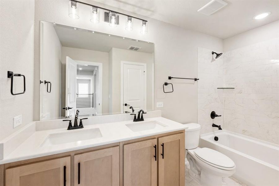 Furnished interior view inside a new home in Devonshire, Forney (Image 12).