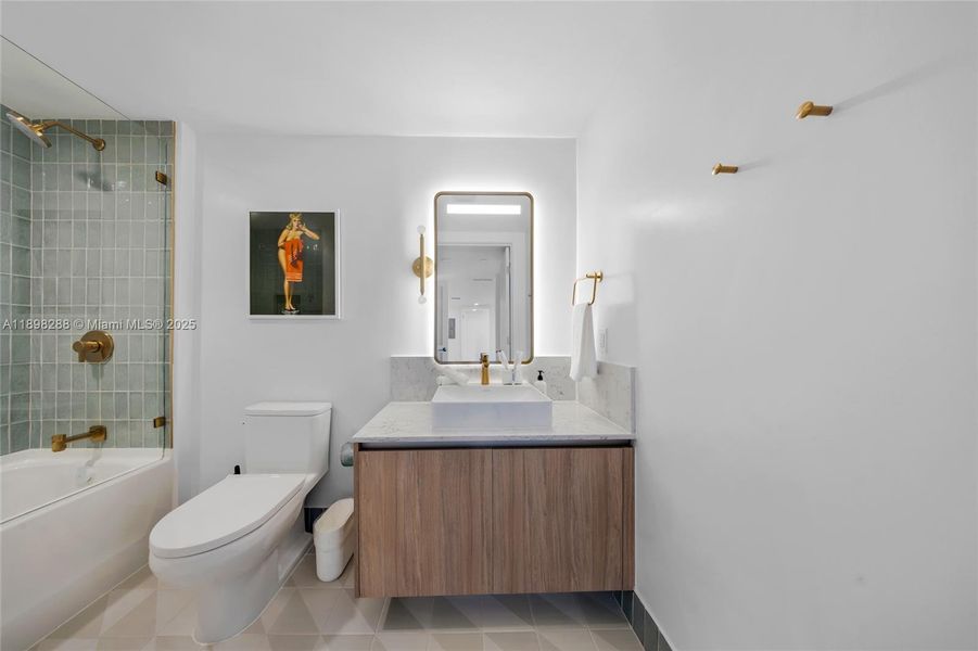 Furnished interior view inside a new home in , Miami (Image 17).