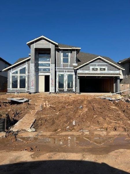 In-progress construction of a new home in , Fulshear, TX (Image 7).