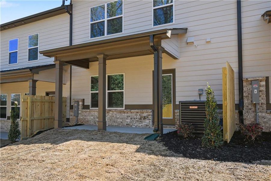 Exterior details and patio area of a home in , Norcross (Image 3).