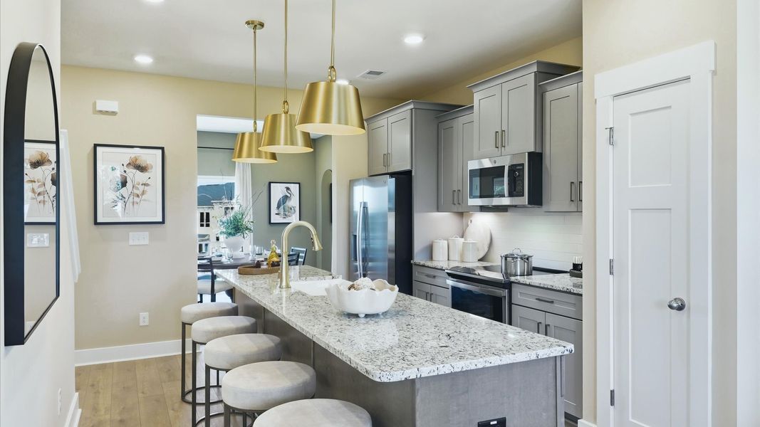 Furnished interior view inside a new home in Traynham Place, Greenville (Image 20).
