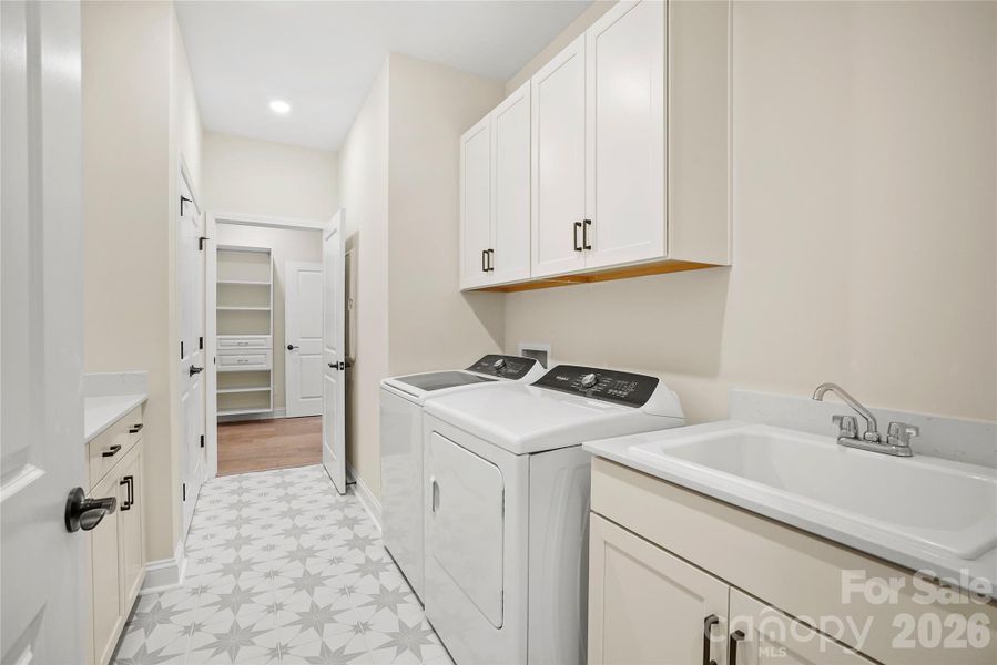 Furnished interior view inside a new home in Carolina Riverside, Belmont (Image 5).