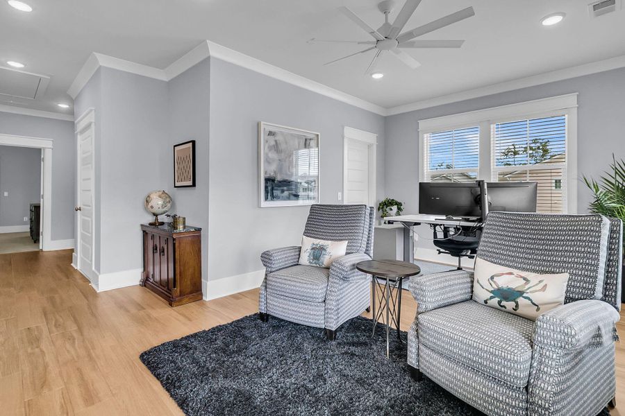 Furnished interior view inside a new home in , Charleston (Image 22).