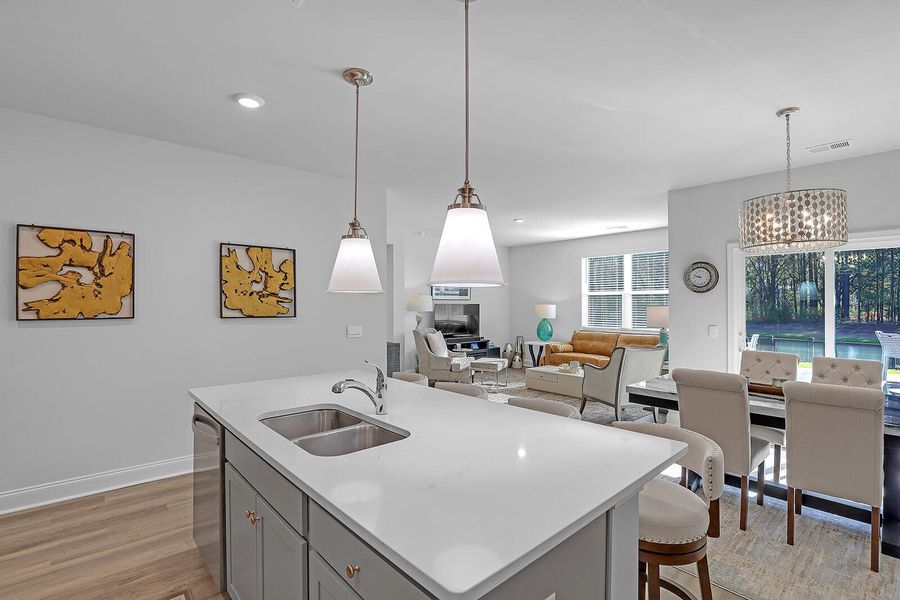 Furnished interior view inside a new home in Rivers Reach, Yemassee (Image 28). Furnished interior view inside a new home in Rivers Reach, Yemassee (Image 28).