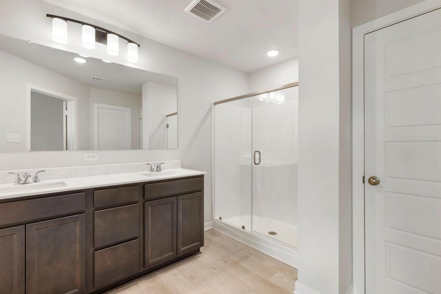 Furnished interior view inside a new home in Sterling Ridge, Huntsville (Image 9). Furnished interior view inside a new home in Sterling Ridge, Huntsville (Image 9).