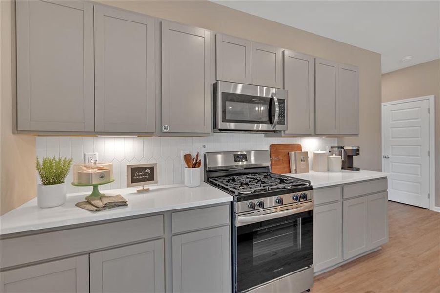 Furnished interior view inside a new home in , Rockmart (Image 17).