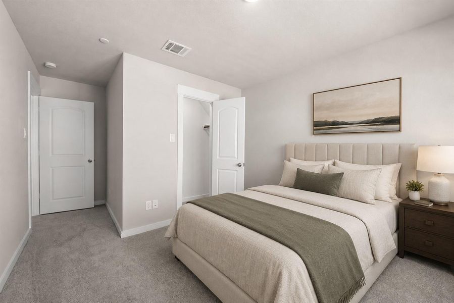 Virtually Staged Secondary Bedroom Virtually Staged Secondary Bedroom