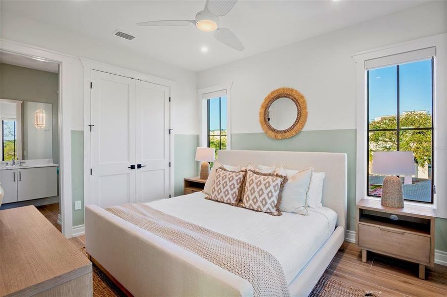 Furnished interior view inside a new home in , Sarasota (Image 40).
