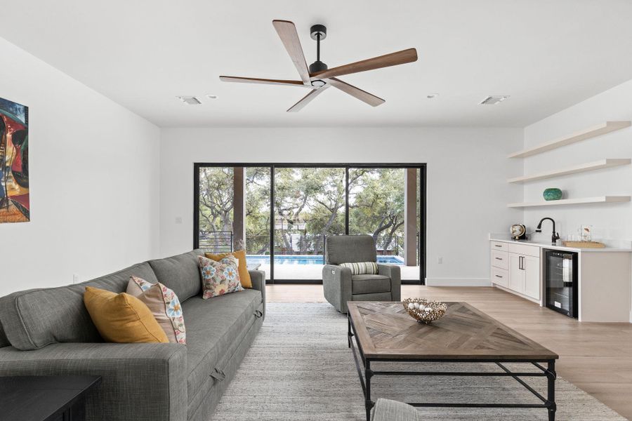 Furnished interior view inside a new home in , Austin (Image 5).
