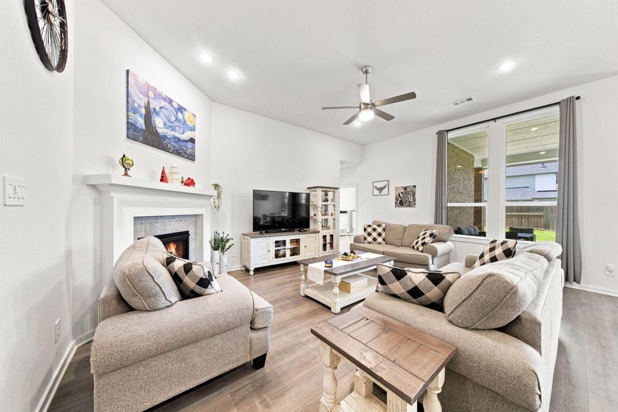 Furnished interior view inside a new home in , Fulshear (Image 9). Furnished interior view inside a new home in , Fulshear (Image 9).