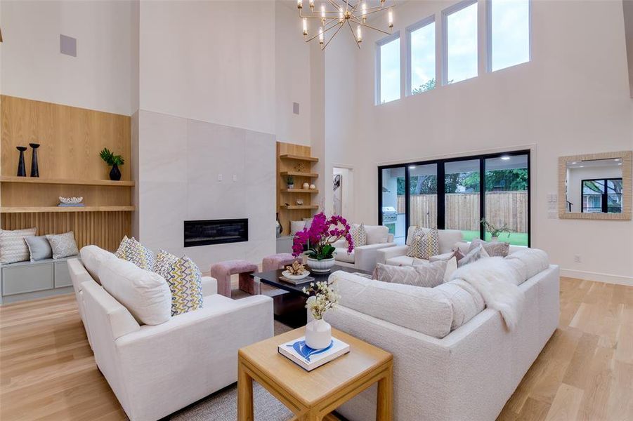 Furnished interior view inside a new home in , Dallas (Image 18).