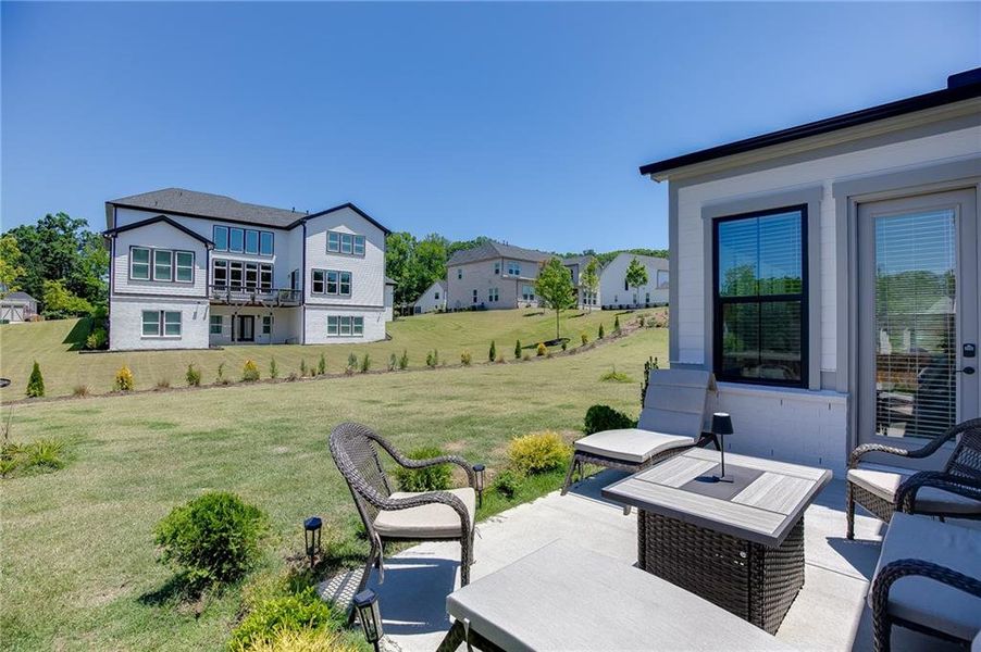 Exterior details and patio area of a home in , Cumming (Image 20).