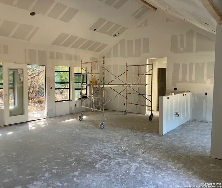 In-progress construction of a new home in , Canyon Lake, TX (Image 1). In-progress construction of a new home in , Canyon Lake, TX (Image 1).