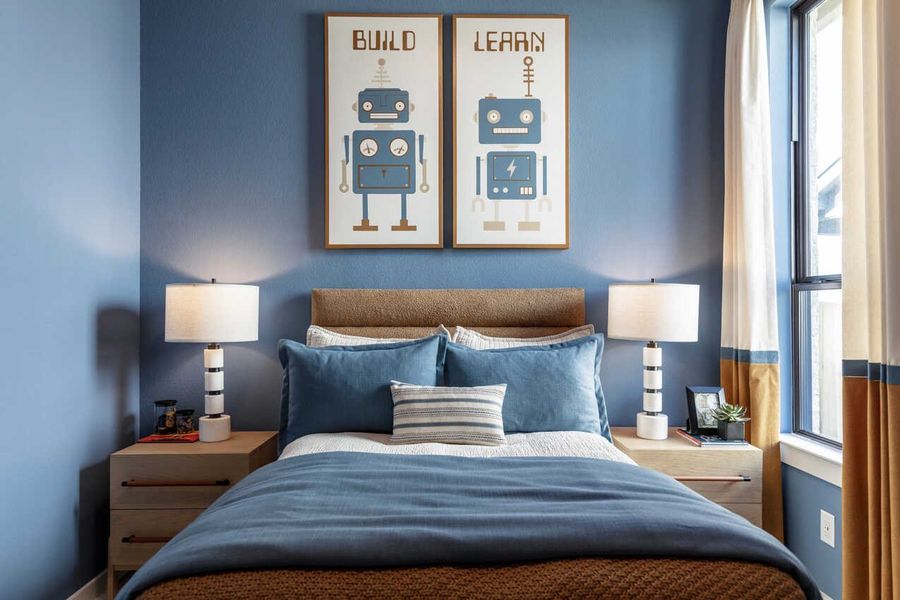 Representative Secondary Bedroom - some options shown Representative Secondary Bedroom - some options shown