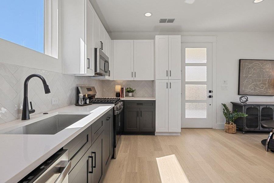 Furnished interior view inside a new home in , Austin (Image 10).