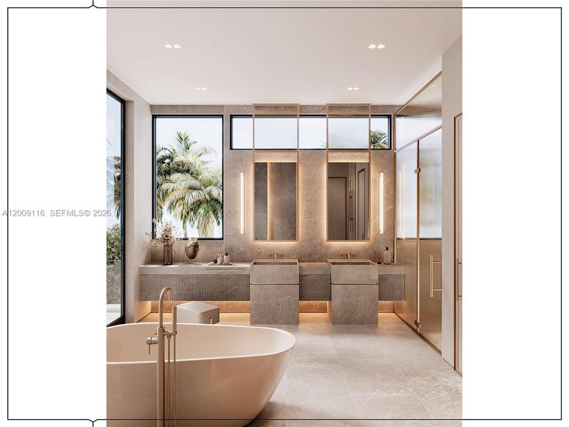 Furnished interior view inside a new home in , Golden Beach (Image 7).
