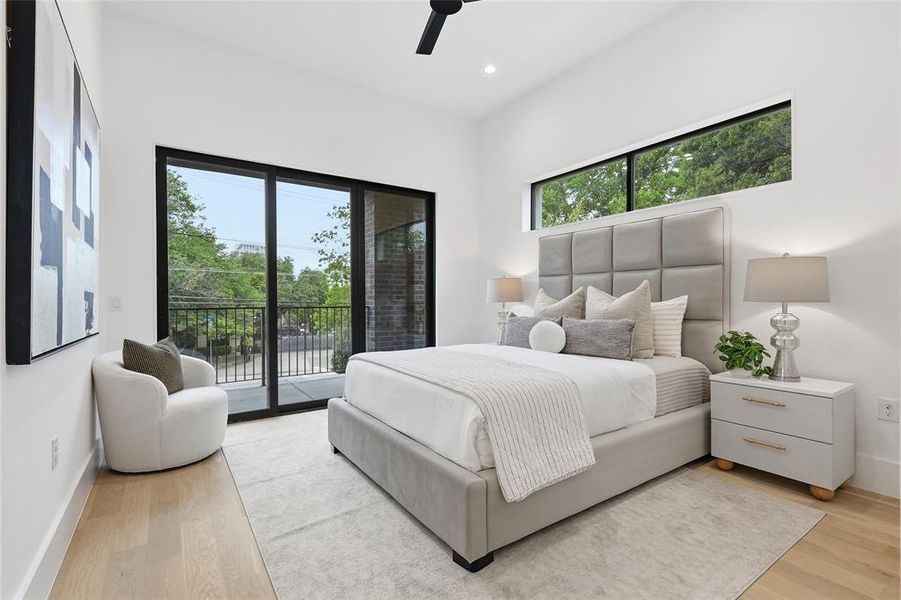 Furnished interior view inside a new home in , Dallas (Image 8).
