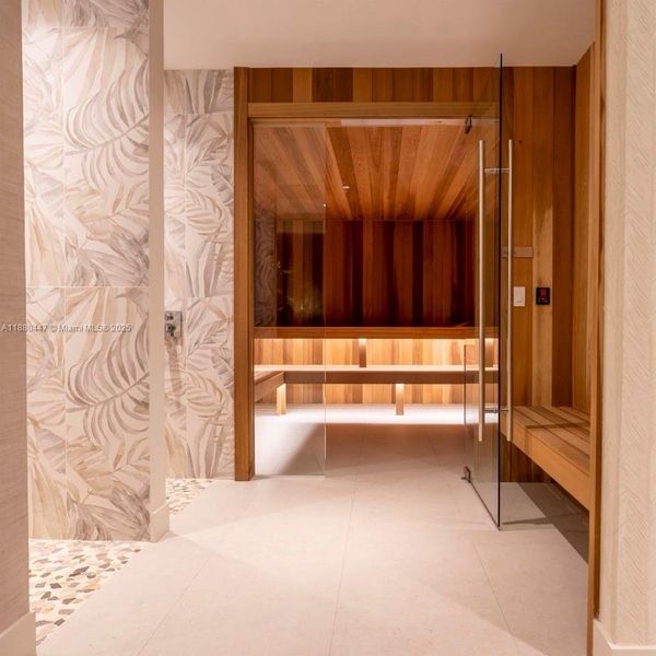 Furnished interior view inside a new home in , Miami (Image 27).