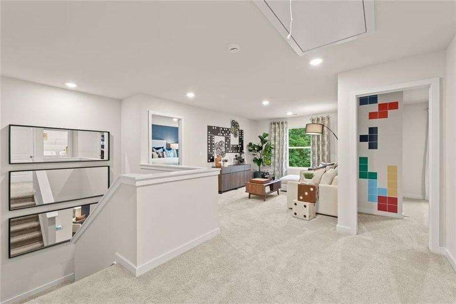 Furnished interior view inside a new home in Hawthorne Reserve, Dallas (Image 9).