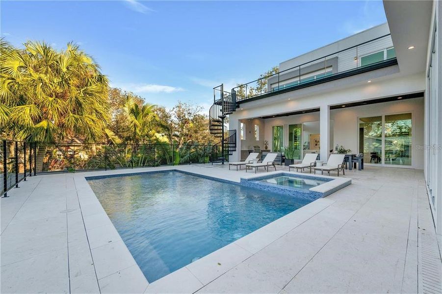 Exterior details and patio area of a home in , Sarasota (Image 24).