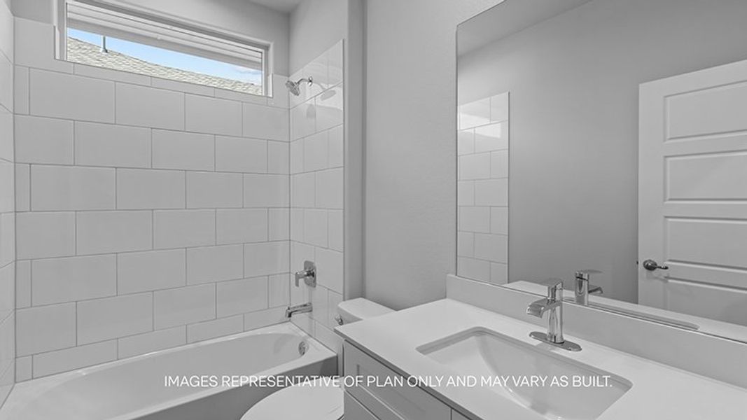 Furnished interior view inside a new home in Westmont, Lubbock (Image 8).