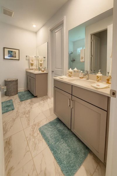 Furnished interior view inside a new home in Tradition - Kenley, Port St. Lucie (Image 14). Furnished interior view inside a new home in Tradition - Kenley, Port St. Lucie (Image 14).