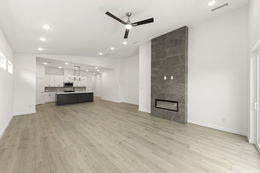 Spacious, unfurnished interior of a new home in Willow Grove Single-Family Homes, Melissa (Image 21). Spacious, unfurnished interior of a new home in Willow Grove Single-Family Homes, Melissa (Image 21).