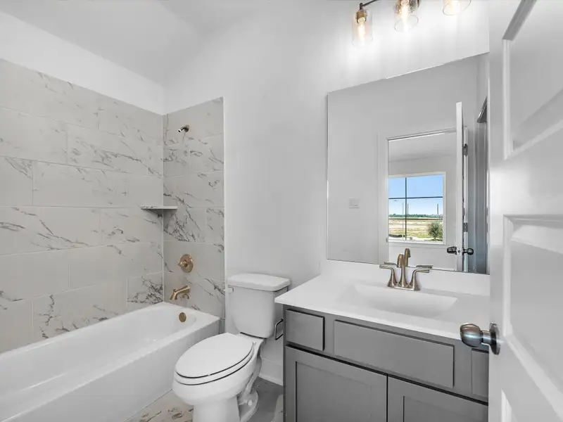 Furnished interior view inside a new home in Grange - 55', Katy (Image 10). Furnished interior view inside a new home in Grange - 55', Katy (Image 10).