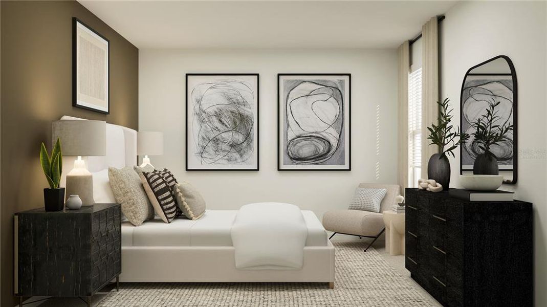 Furnished interior view inside a new home in Villa Mar, Winter Haven (Image 22).