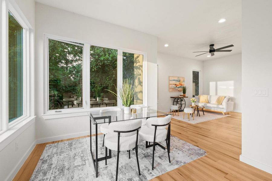 Furnished interior view inside a new home in , Austin (Image 12).