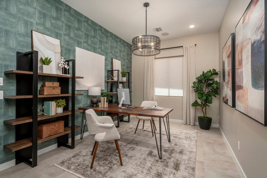 Representative furnished interior of a home built from the Pastora by Risewell Homes in Wildera, San Tan Valley (Image 8).