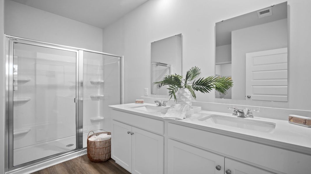 Furnished interior view inside a new home in The Retreat at East Argent, Ridgeland (Image 9).