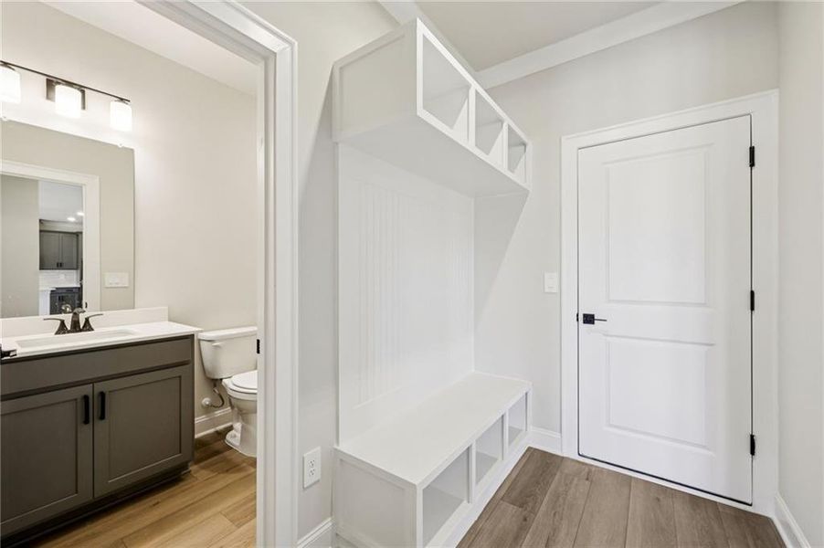 Furnished interior view inside a new home in River Pointe, Monroe (Image 14).