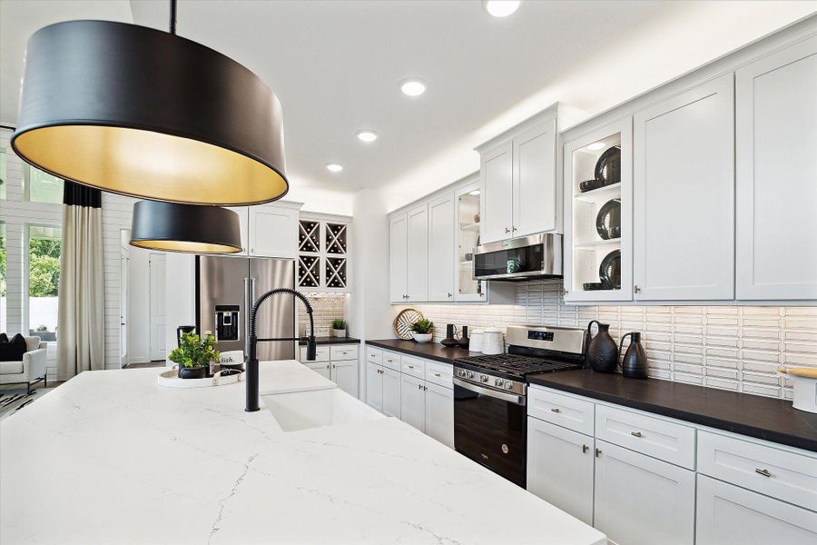 Furnished interior view inside a new home in Sienna, Missouri City (Image 11). Furnished interior view inside a new home in Sienna, Missouri City (Image 11).