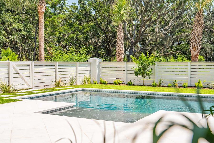 Exterior details and patio area of a home in , Johns Island (Image 34).