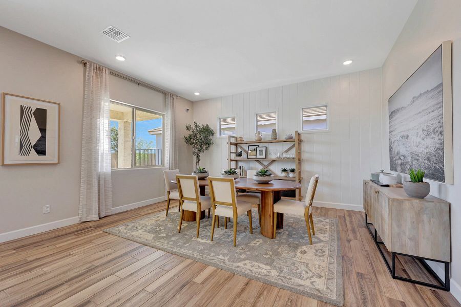 Representative furnished interior of a home built from the Crimson by Mattamy Homes in Miravida, Surprise (Image 28).