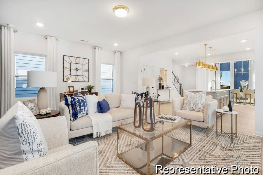 Furnished interior view inside a new home in Colvin Park, Rock Hill (Image 12). Furnished interior view inside a new home in Colvin Park, Rock Hill (Image 12).