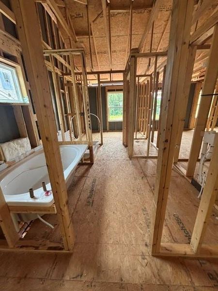 In-progress construction of a new home in Edenglen, Buford, GA (Image 34).