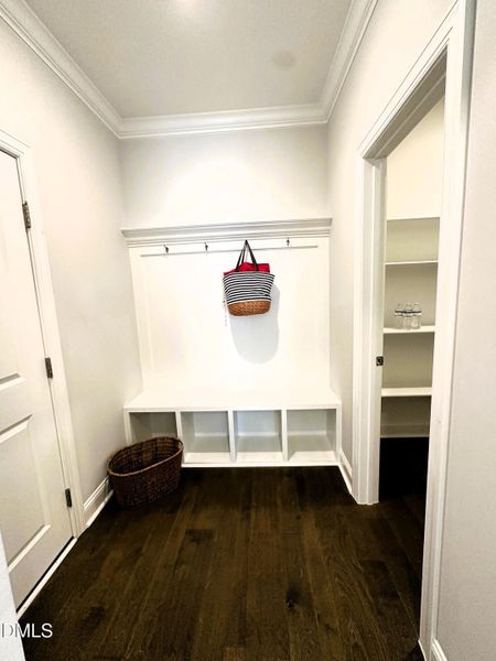 Mudroom w Built-ins