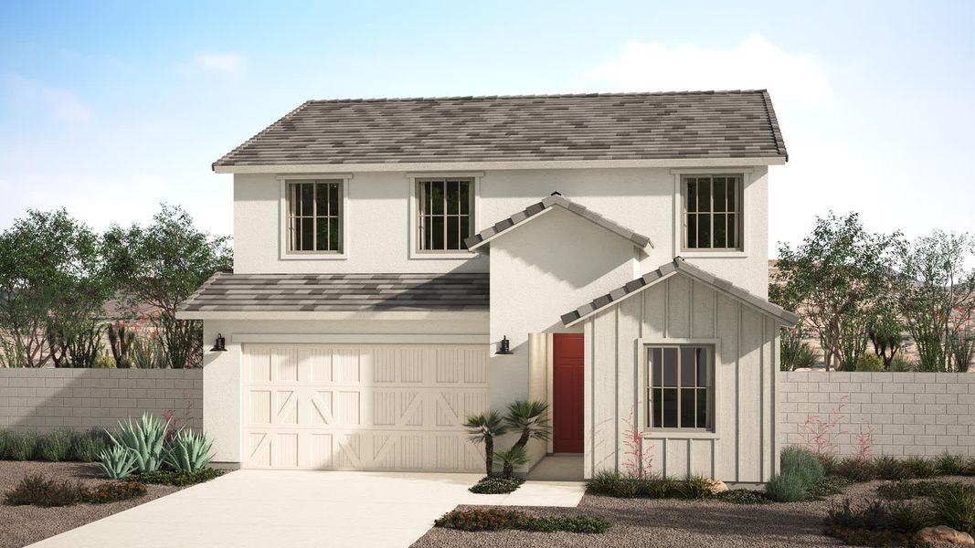 Farmhouse Elevation | Sorrento | Valencia at Citrus Park | New Homes in Goodyear, AZ | Landsea Homes